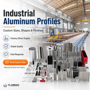 Industrial Aluminum Extrusion Profiles 6063 T5 Anodized Factory Custom Cutting Factory Price Supply One stop Service