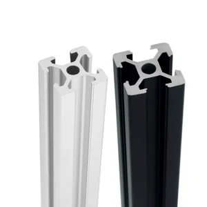 Industrial Aluminum Profiles European Standard 6063 t6 Square Tubes CNC Processed