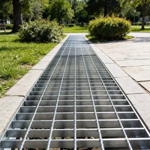 Industrial Building Material Custom Made Hot Dip Galvanized Steel Bar Grating for Walkway Floor Anti-Corrosion Durable