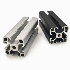 Industrial Custom Aluminum Extrusion Profiles T Profile Anodize Cutting Welding 6000 Series European Standard
