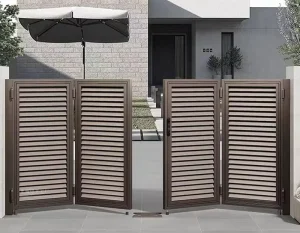 Industrial Electric Aluminum Alloy Gate, Rustproof and UV Resistant, Customizable Dimensions