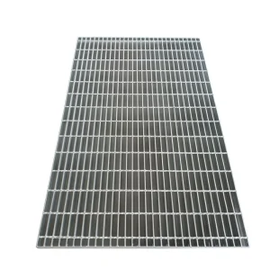 Industrial Galvanized Steel Bar Grating Flooring System Anti Corrosion for Power Plants Factories Customizable Dimensions