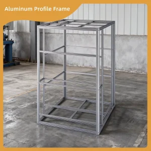 Industrial Grade Modular Vertical Cube Aluminum Extrusion Frame Corrosion Resistant Industrial Structure for Manufacturing