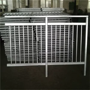 Industrial Guardrail Galvanized Steel Pipe Stair Balcony Handrail Railing