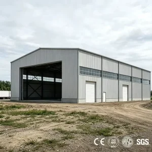 Industrial Low Cost Prefabricated Steel Structure Building for Large Equipment Storage Workshop