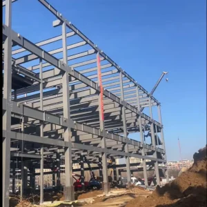 Industrial Modern Prefab Multi story Steel Structure Warehouse Large Span Storage Building Metal Frame Workshop Factory Service