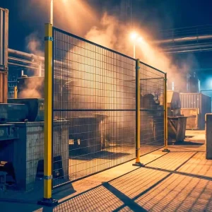 Industrial Modular Machine Safety Guarding Fence System for Robotic Workshop Protection