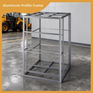Industrial Precision Conveyor Vertical Cube Aluminum Extrusion Frame Durable Modular Industrial Structure