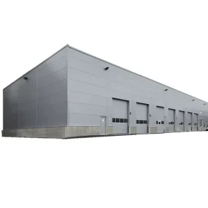 Industrial Prefabricated Corrugated Sheet Galvanized Steel Frame Structure Workshop Plant Building