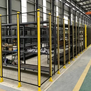 Industrial Protective Fence for Robotic Welding and Heavy Machinery