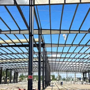 Industrial Steel Frame Building With Tailored Custom Dimensions for Factory Workshop Logistics Center Use