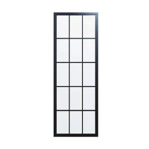 Industrial Steel Window Grills Fire Rated Steel Door with Glass