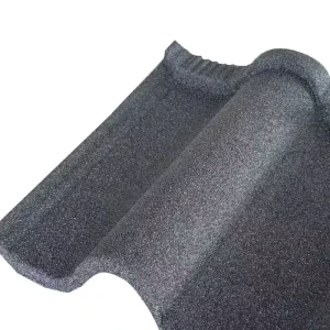 Industrial Stone Coated Aluminum Zinc Steel Roofing Tiles Durable Machine Made Rectangle 1340x420mm 5+ Year Warranty Hotels