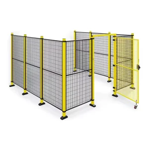 Industrial-Style Metal Garden Security Fence
