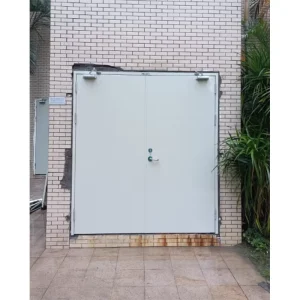 Industrial Style Steel Fireproof Emergency Escape Door Fire-Rated Swing-Out Steel Polymer Door for Apartment Ixteriors