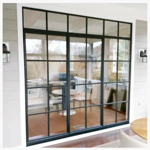 Industrial Use Factory Supply Steel Window Modern Iron Glass Door Windows Grill Design