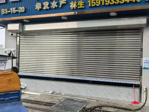 Industrial Warehouse Automatic Steel Roll up Door Custom Metal Roll up Door Waterproof Hurricane Resistant