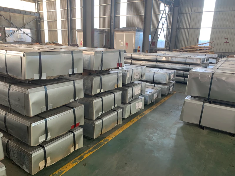 Industrial Warehouse Commercial Building Roof Metal Roofing Sheet PPGI Grade Galvanized Steel 0.13 0.8mm Thickness Custom Cut