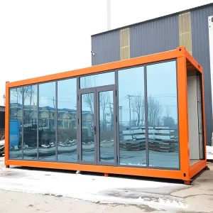 Innovative 40ft Folding Container House Durable Steel Roof Convenient Flat Pack for Office Villa Use for Apartment Hotel