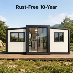 Insulated Expandable Container House 3 Bedroom Prefab Modular Portable Cold Climate Home Thermal Sandwich Panel Villa