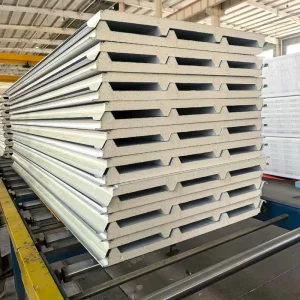 Insulated Metal Panel Cold Storage Panel PU PIR Sandwich Panel Exterior Wall Roof Thermal Insulation Energy Saving Building