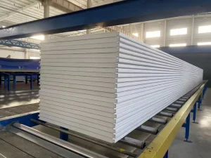 Insulated Metal Panel Polyurethane Sandwich Panel Exterior Wall Cladding Metal Siding Building Panel Thermal Insulation