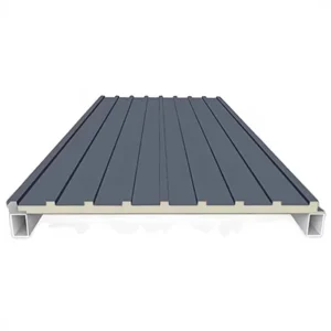 Insulated Metal Sandwich Panel PU Pir Roof Made In China For Outdoor Warehouse Workshop Building Steel Material