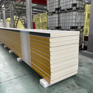 Insulated Roof Cladding Metal Wall Panel Ceiling Fireproof 50/70/100/150mm PU Sandwich Panel for Food Industry