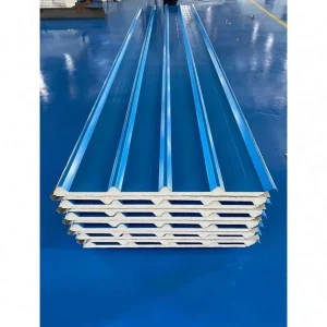 Insulated Roof PU Polyurethane Sandwich Panel 50mm Wall Panels Boards Aluminum Composite Panels For Steel Structure Buildings