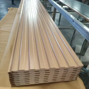 Insulated Steel PU Sandwich Panels Modern Design Durable Corrosion-resistant Eco-Friendly Cold Room Roofing Metal Building
