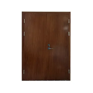 Interior Room Double Leaf 60 Minutes Fire Resistant Metal Steel Emergency Exit Door