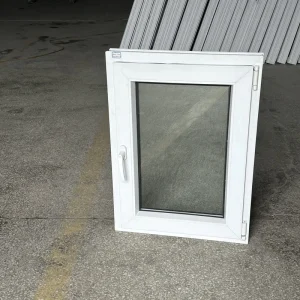 Interior Steel Casement Window UPVC Casement Windows With Roller Shutter Security Mesh