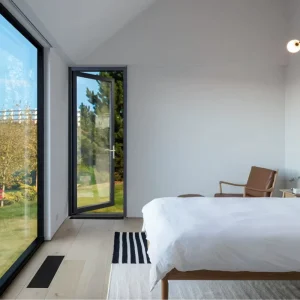 Interior Swaying Aluminum Alloy Interior Door House Patio Durable Metal Glass Windows and Doors