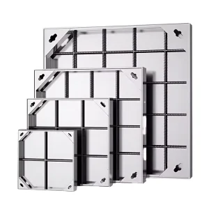 Invisible Stainless Steel 304 316 Manhole Cover Coated Anti Corrosion Durable Outdoor Drain Trench Cover with Modern Design