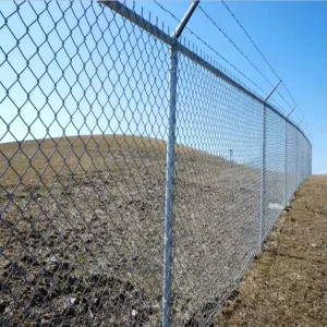 Iron Galvanized Hexagonal Hole Chain Link Wire Mesh Privacy Fence Lattice Decorative Garden Home Woven Fence Powder