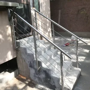 Iron Railings Classic Ornamental Design Safety Guardrail for Stair Balcony Heavy Duty Rustproof Porch Carbon Steel Railing