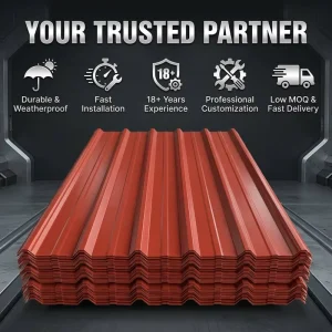 Iron Roofing Gi Corrugated Metal Coated 28 Gauge Galvanized Roof High strength Corrugated Steel Roofing Sheet