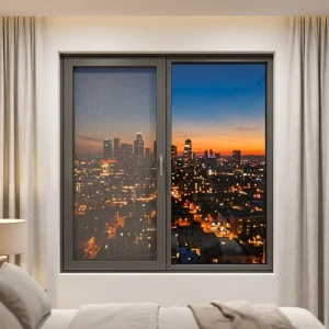 JE86 TS Metal Window Aluminium Sliding Window Double Glazed Window Energy Efficient Window Soundproof Window Patio Window