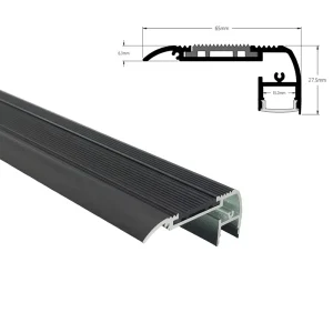 LED Channel Aluminum Profile Extrusion for Stairs Step Lighting Strip Light