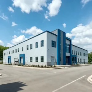 Large Scale Multi story Steel Structure Building for Mixed use Commercial and Industrial Manufacturing Warehouse