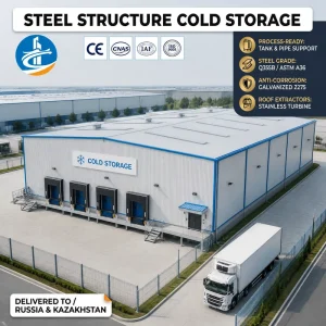 Large Scale Steel Structure Warehouse Prefabricated Metal Storage Building for Logistics Center