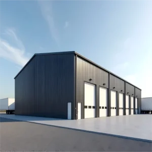 Large Span Modern Industrial Prefabricated Steel Structure Building Workshop PEB Building