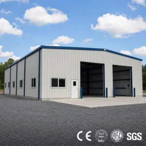 Large Span Prefabricated Steel Structure Building for Storage and Workshop Production