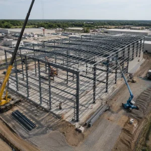 Large Span Prefabricated Steel Structure Warehouse Building for Industrial Logistics Storage With Custom Engineering Solution