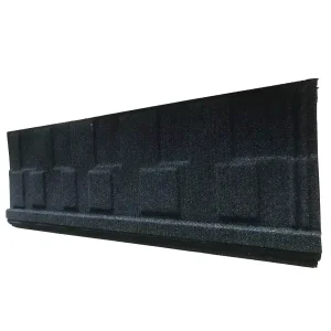 Large Stock Good Quality Modern Heat Resistant Interlocking Stone Coated Metal Double Roman Roof Tiles For Villa 1 Year Warranty