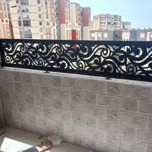Laser Cut Contemporary Design Villa Balcony Staircase Railings Galvanized Steel Iron Aluminum Alloy Carbon Steel