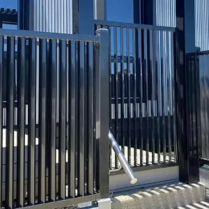 Laser Cut Steel Picket Fence Panels, Low Maintenance Tubular Garden Fence
