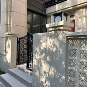 Laser cut Contemporary Design Stainless Steel Galvanized Iron Balcony Staircase Railings for Villas Brushed Finish DIY Easy