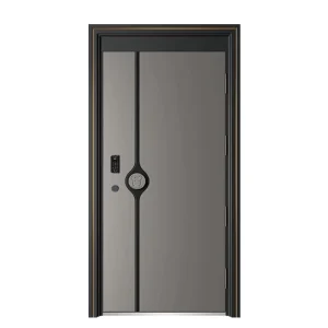 Latest Design Luxury Style Exterior Security Steel Metal Door