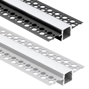 Led Profile Plaster Ceiling Lighting Strips Recessed Drywall Aluminum Optional Channel Extrusion